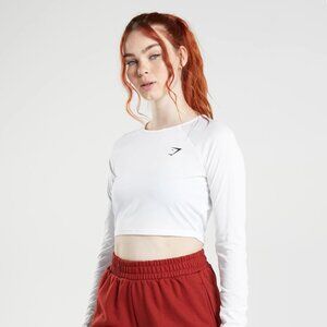 Gymshark - Long Sleeve Crop Top - Size S